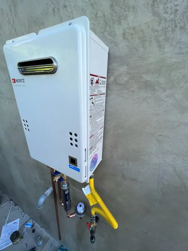Tankless water heater installation for Rosemarie Pines homes
