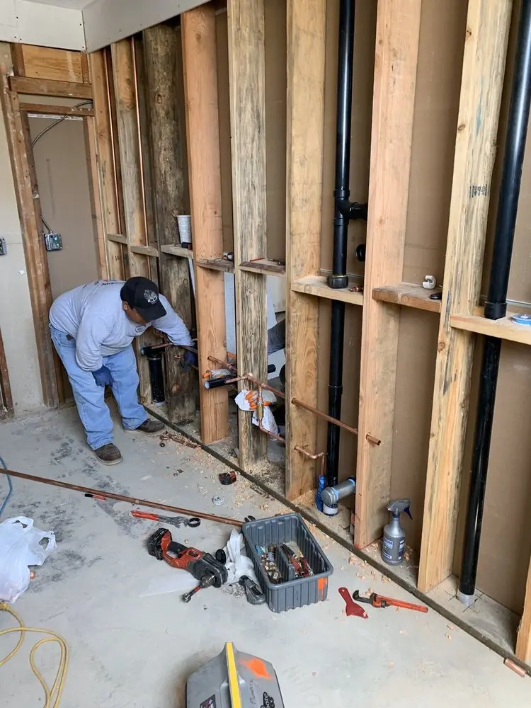 Commercial rough-in plumbing for Gas Line Repair in Rosemarie Pines